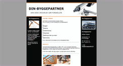 Desktop Screenshot of din-byggepartner.dk